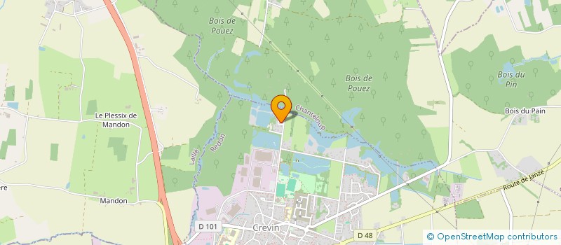 localisation de l'entreprise NOTY  CREVIN