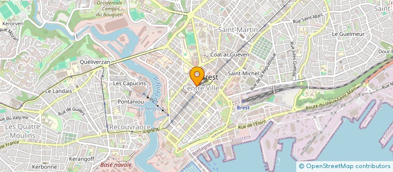 localisation de l'entreprise NOTYG à BREST