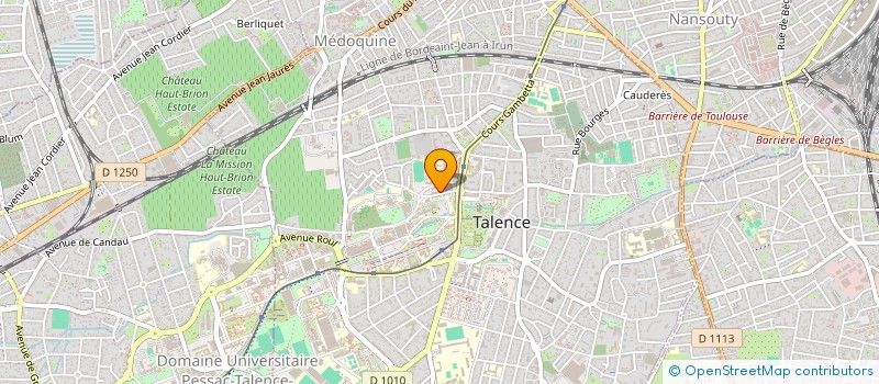 localisation de l'entreprise NOTZ  TALENCE