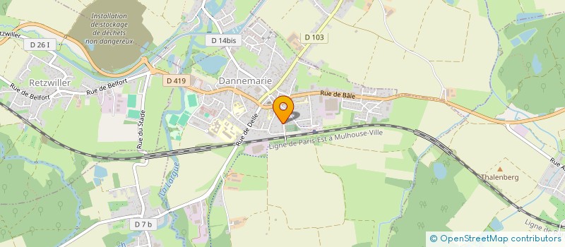 localisation de l'entreprise NOTZ IMMOBILIER  DANNEMARIE