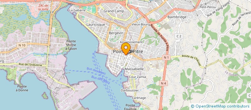 localisation de l'entreprise NOU A YO à POINTE A PITRE