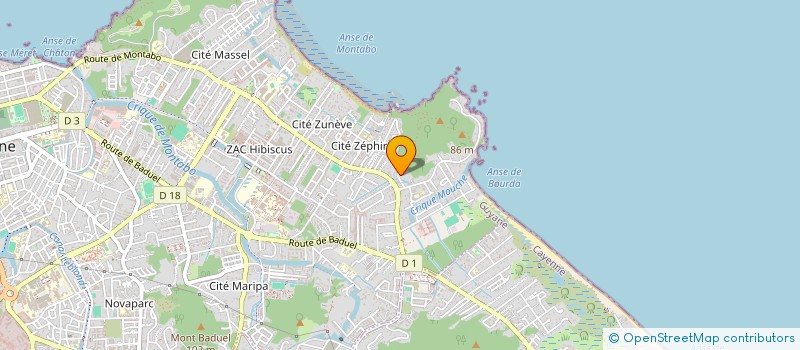 localisation de l'entreprise NOU SPACES  CAYENNE