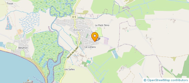 localisation de l'entreprise NOUAIL  BILLIERS