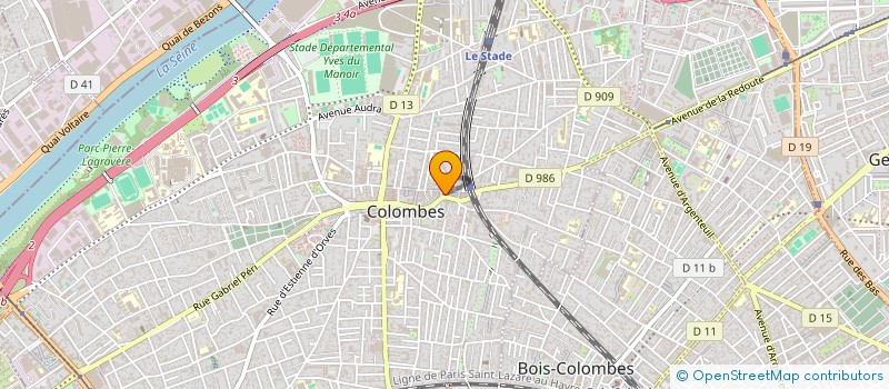 localisation de l'entreprise NOUBA  COLOMBES