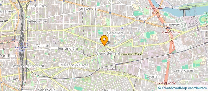 localisation de l'entreprise NOUBA  VILLEURBANNE