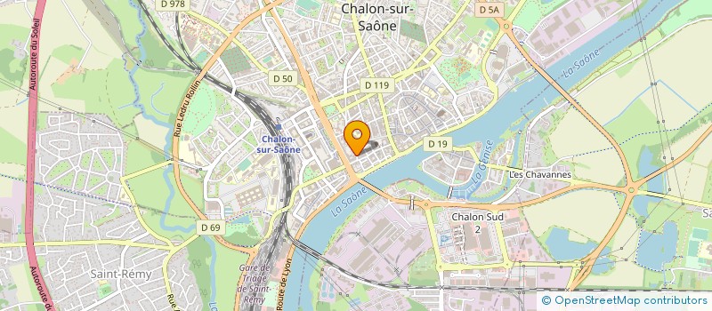 localisation de l'entreprise NOUBAH à CHALON-SUR-SAONE