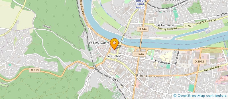 localisation de l'entreprise NOUBI à ELBEUF