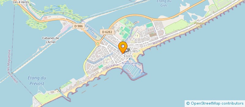 localisation de l'entreprise NOUCHKA à PALAVAS-LES-FLOTS