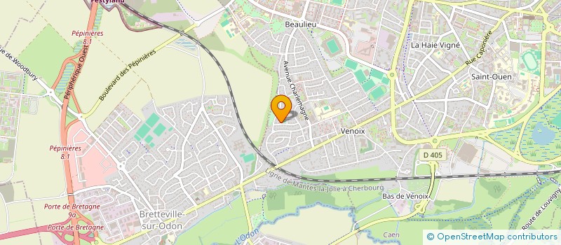 localisation de l'entreprise NOUCINQ à CAEN