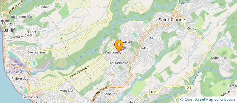 localisation de l'entreprise NOUD  SAINT-CLAUDE