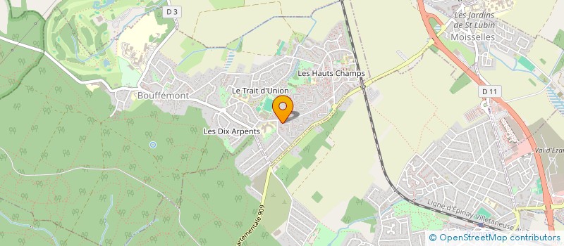 localisation de l'entreprise NOUDALY  BOUFFEMONT