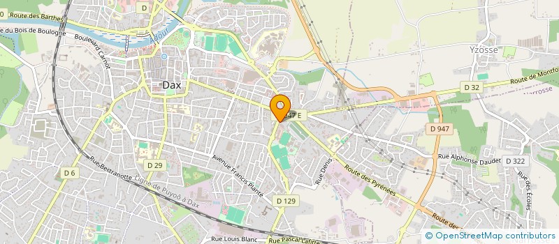 localisation de l'entreprise NOUDEU PRODUCTION à DAX