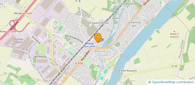 localisation de l'entreprise NOUDYL  MEUNG-SUR-LOIRE