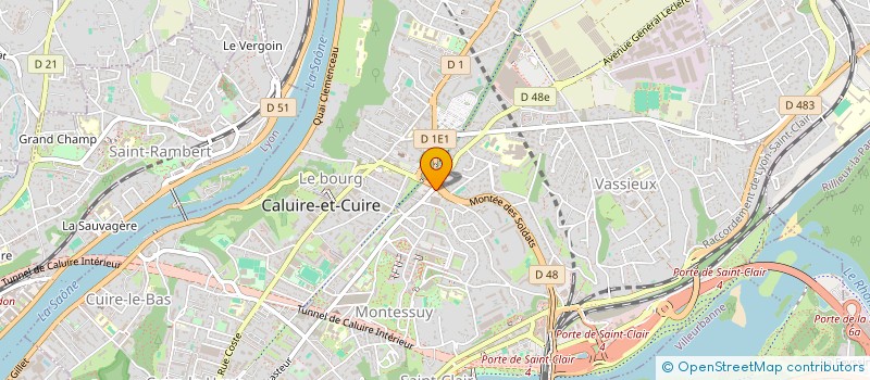 localisation de l'entreprise NOUE-NOUS  CALUIRE-ET-CUIRE