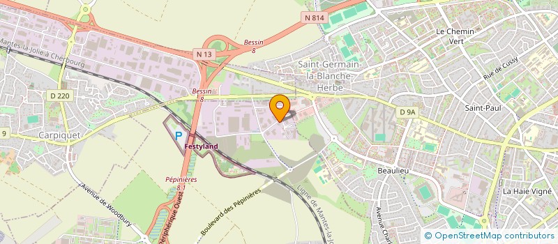 localisation de l'entreprise NOUET DEMENAGEMENT  BRETTEVILLE-SUR-ODON