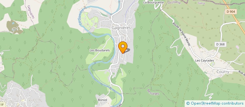 localisation de l'entreprise NOUET VM  GAGNIERES