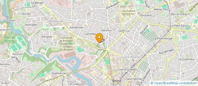 localisation de l'entreprise NOUFAUSTEL à BREST