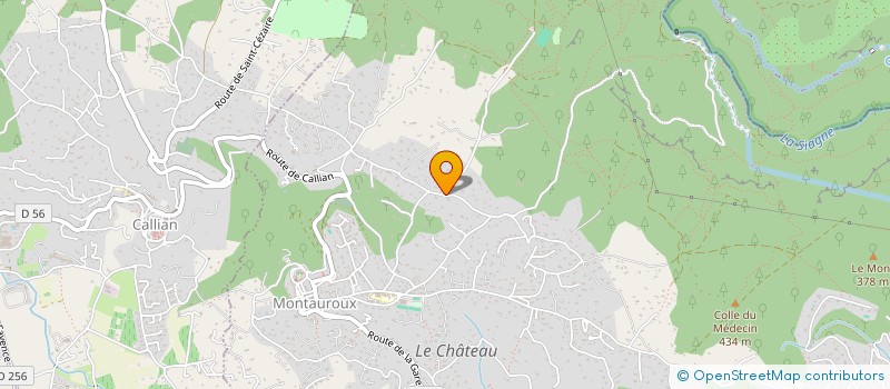 localisation de l'entreprise NOUGA IMMO  MONTAUROUX