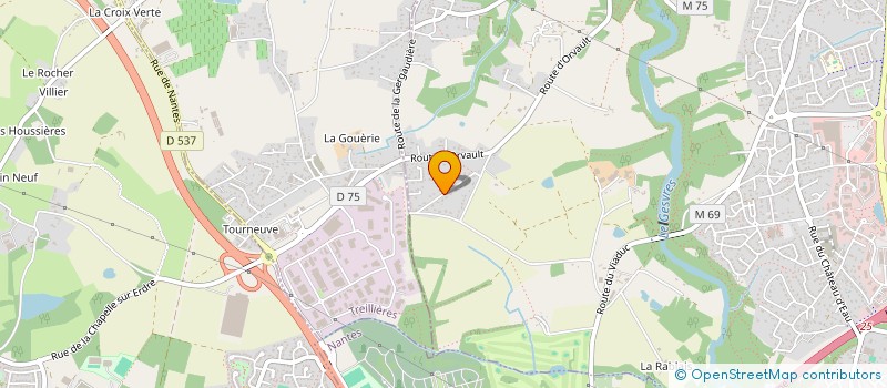 localisation de l'entreprise NOUGAL TAXI  LA CHAPELLE-SUR-ERDRE