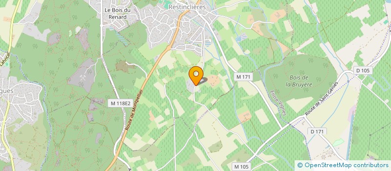 localisation de l'entreprise NOUGALIAT  RESTINCLIERES