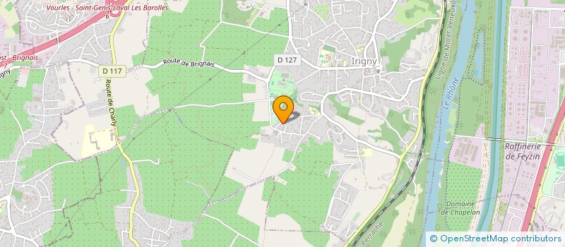 localisation de l'entreprise NOUGARET  IRIGNY