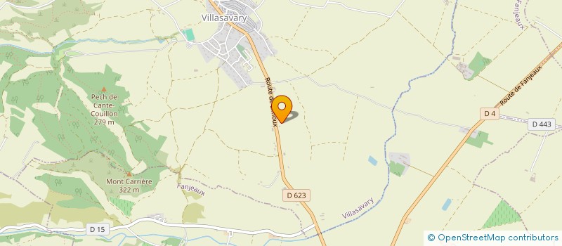 localisation de l'entreprise NOUGAROUEST  VILLASAVARY