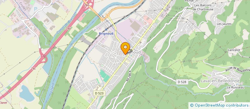 localisation de l'entreprise NOUGAT  VILLARD-BONNOT