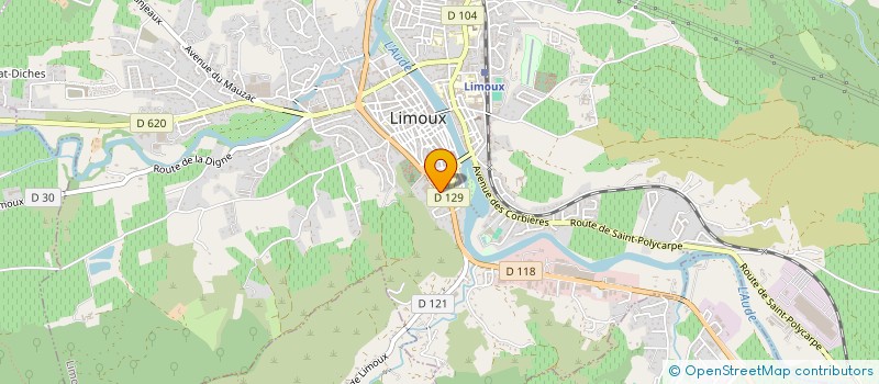 localisation de l'entreprise NOUGAT BOR à LIMOUX