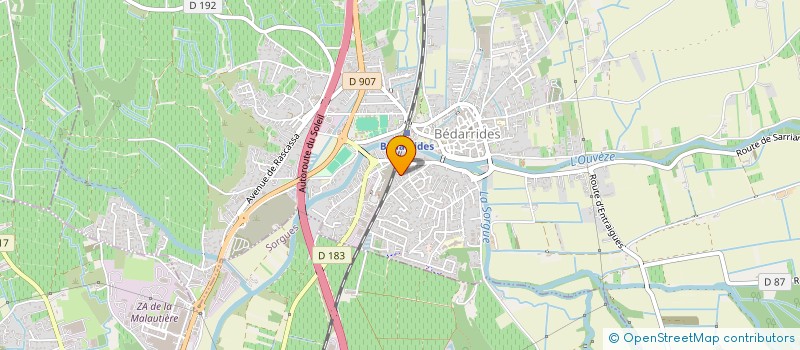 localisation de l'entreprise NOUGATINE  BEDARRIDES