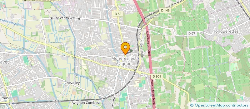 localisation de l'entreprise NOUGNEX LAVERIE  MORIERES-LES-AVIGNON