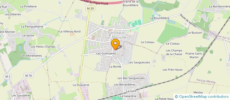 localisation de l'entreprise NOUGOFY  CHANCEAUX-SUR-CHOISILLE
