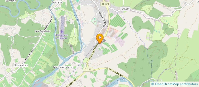 localisation de l'entreprise NOUGS à RUOMS
