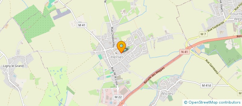 localisation de l'entreprise NOUI CONSULTING  HERLIES