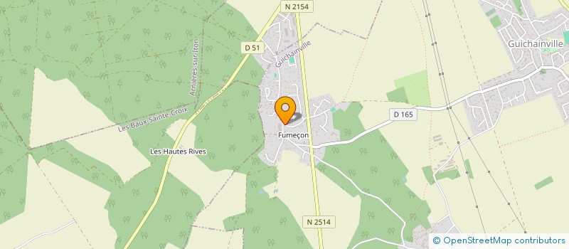 localisation de l'entreprise NOUICER VOYAGES SERVICES à ANGERVILLE-LA-CAMPAGNE