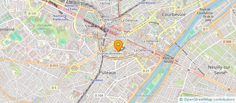 localisation de l'entreprise NOUJEIM CONSULTING  PUTEAUX