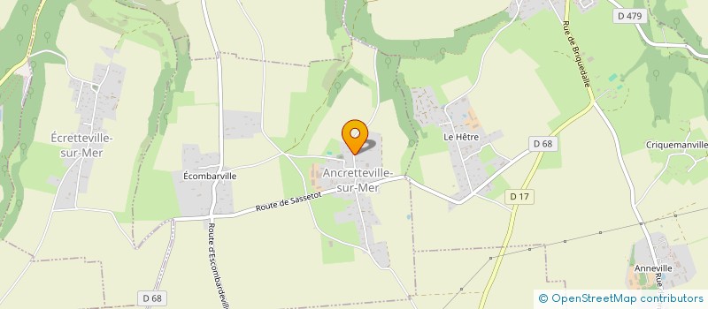 localisation de l'entreprise NOUKAT  ANCRETTEVILLE-SUR-MER