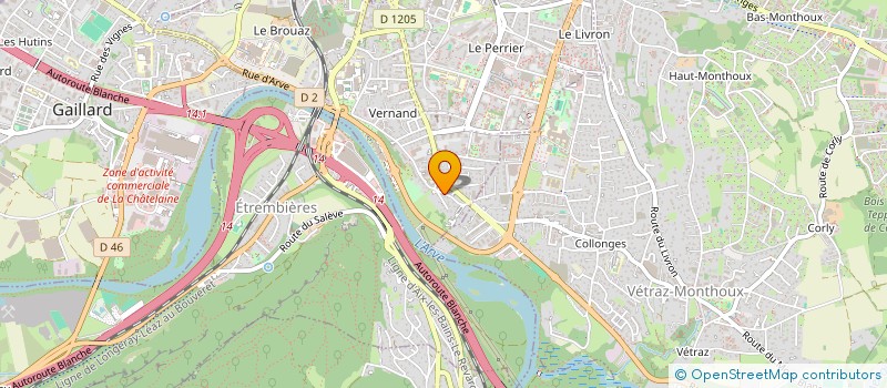 localisation de l'entreprise NOUKY à ANNEMASSE
