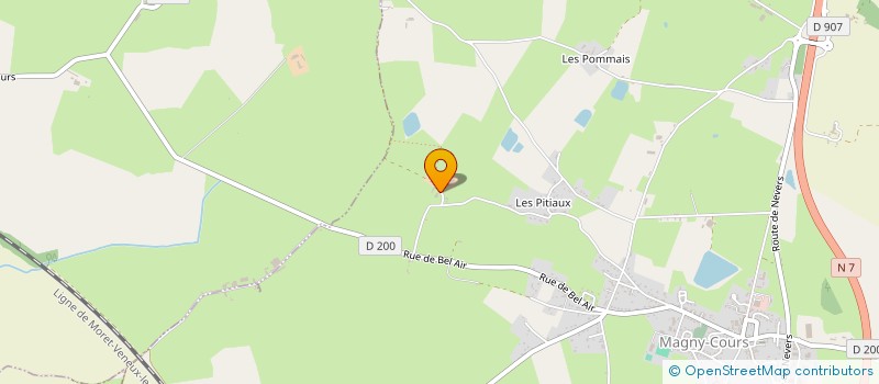 localisation de l'entreprise NOULOT SOLAIRE  MAGNY-COURS