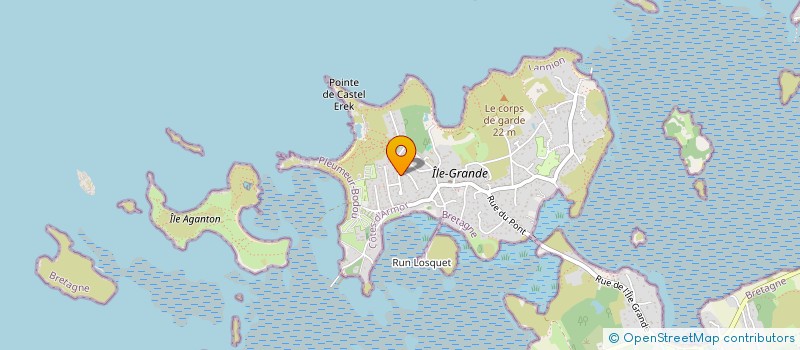 localisation de l'entreprise NOULOU  PLEUMEUR-BODOU