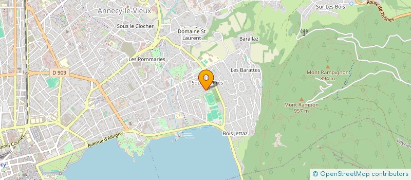 localisation de l'entreprise NOULOUTOU à ANNECY