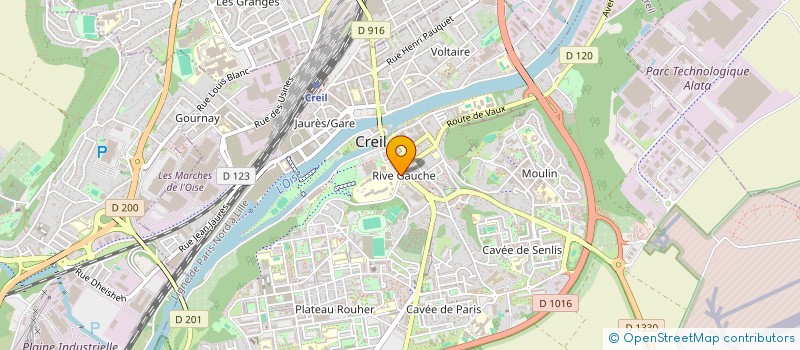 localisation de l'entreprise NOUMEDIA à CREIL