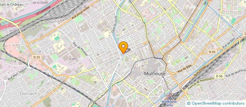 localisation de l'entreprise NOUMEDIA  MULHOUSE