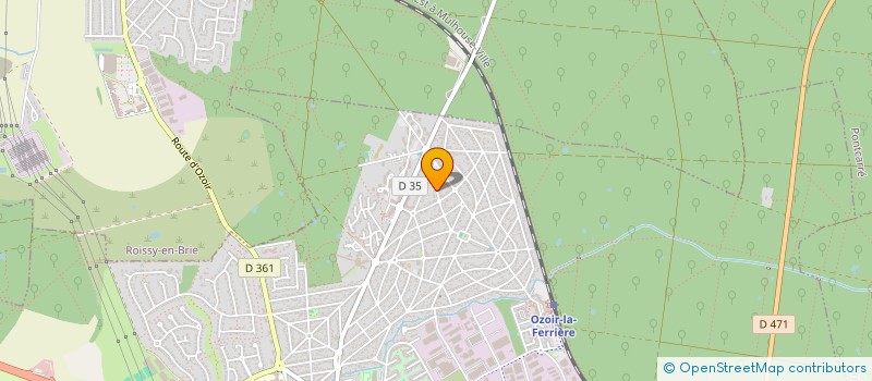 localisation de l'entreprise NOUMLY CONSEIL EN INFORMATIQUE  OZOIR-LA-FERRIERE