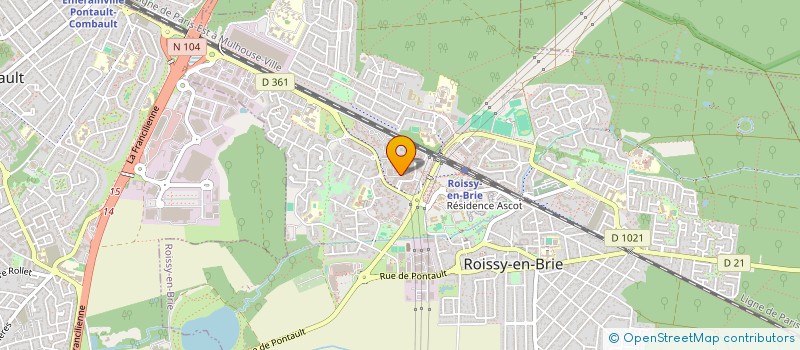 localisation de l'entreprise NOUNA à ROISSY-EN-BRIE