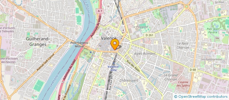 localisation de l'entreprise NOUNE à VALENCE