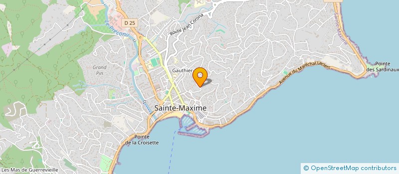 localisation de l'entreprise NOUNE à SAINTE-MAXIME