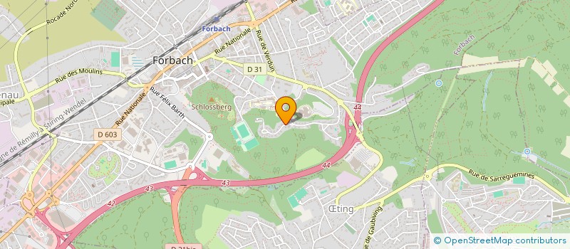 localisation de l'entreprise NOUNI IMMO INVEST  FORBACH