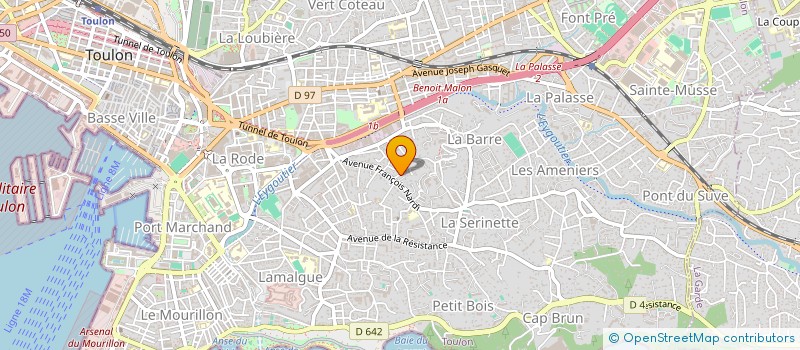 localisation de l'entreprise NOUNI INVEST  TOULON