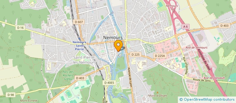 localisation de l'entreprise NOUNOU  NEMOURS