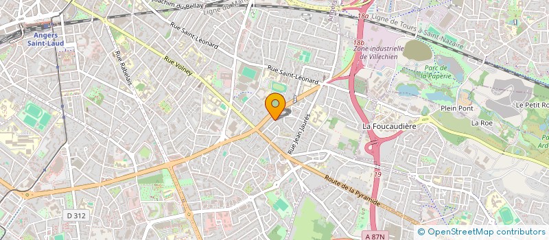 localisation de l'entreprise NOUNOU ADOM ANGERS à ANGERS
